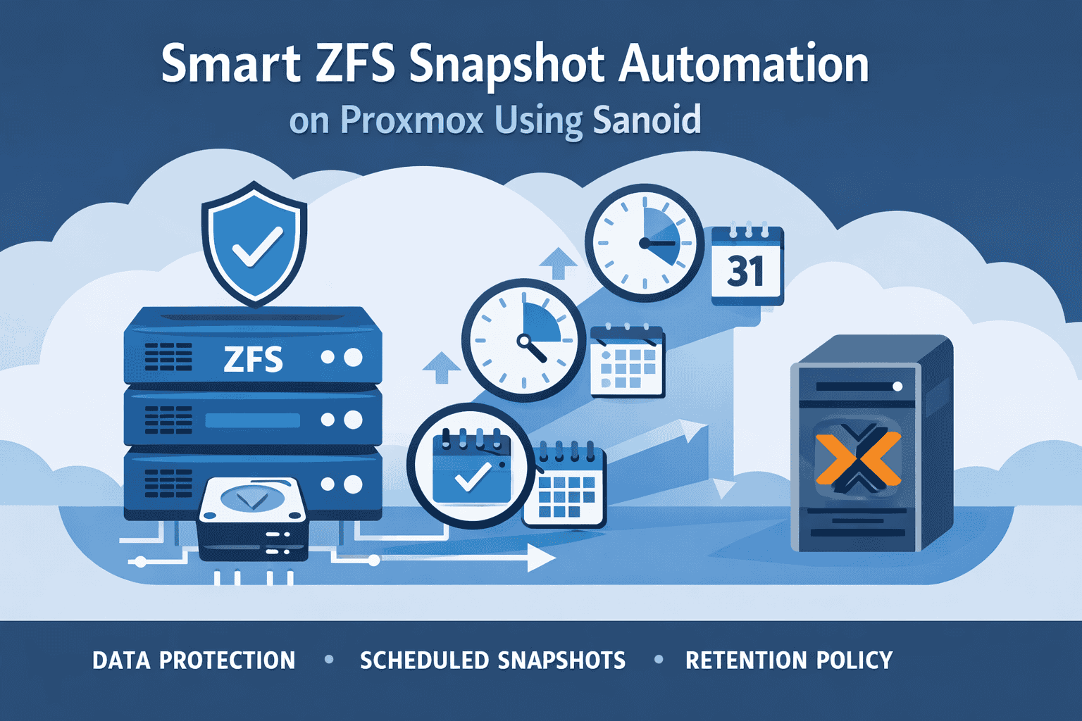 Smart ZFS Snapshot Automation on Proxmox Using Sanoid
