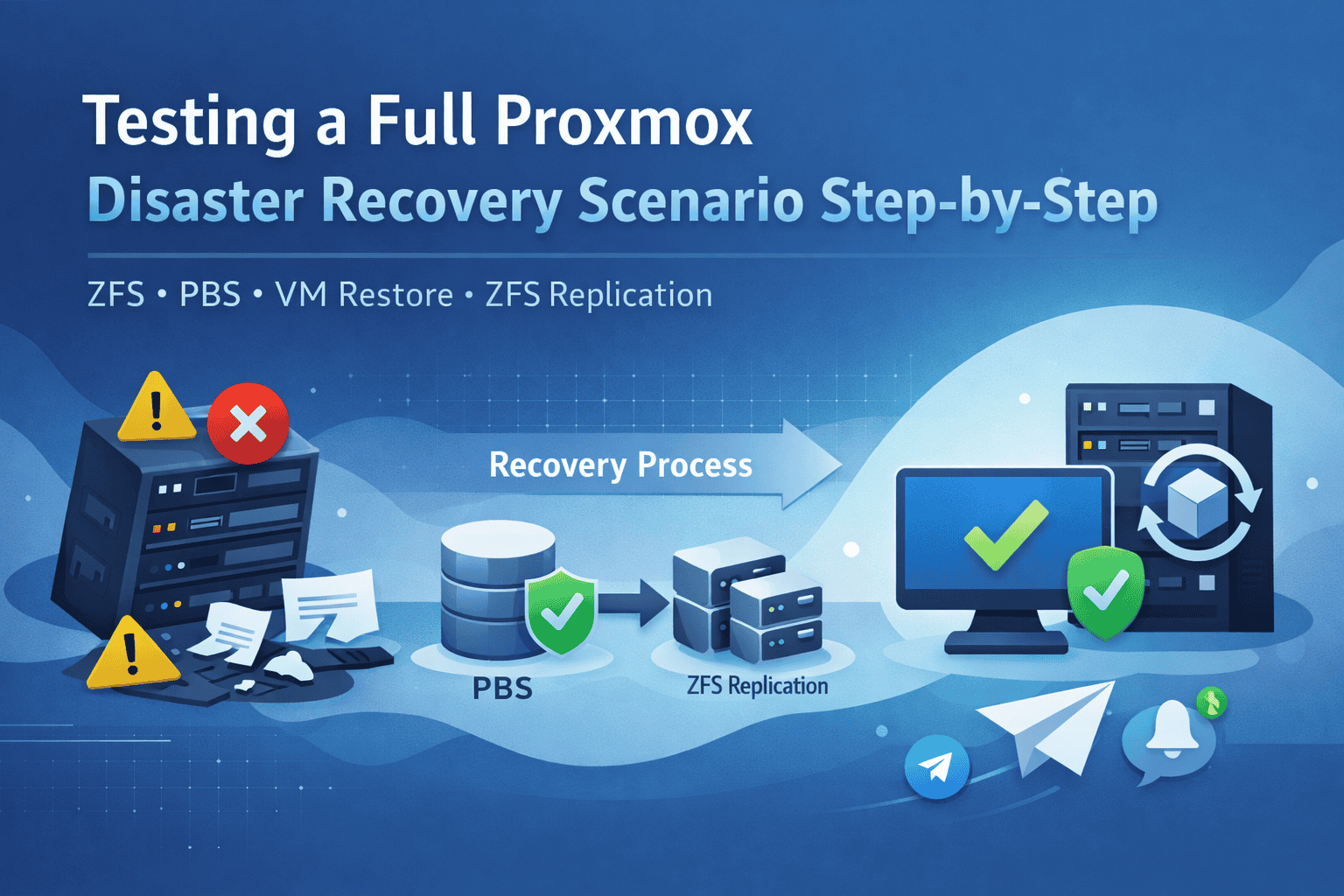 Testing a Full Proxmox Disaster Recovery Scenario Step-by-Step